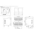 3,81 mm Doppelschicht-Plug-In-Plug-In-Klemme-abgewinkelte Steckdose